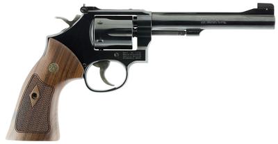 S&W 48 22WMR 6 6RD BL WD AS