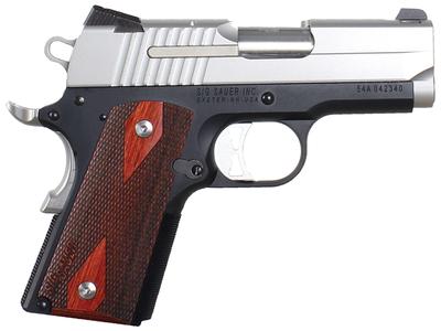 SIG 1911UC 45ACP 7RD DT FNS BLKWD